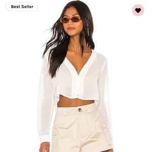 Superdown crop top. Small